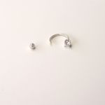 Imagem de Minimal shiny piercing | silver