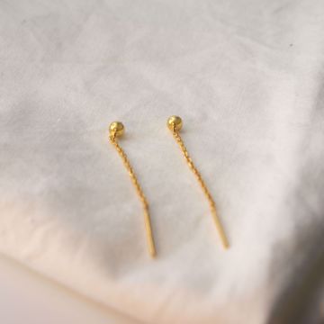 Imagem de Minimal earring 5cm | golden
