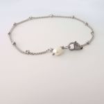 Imagem de Beads pearl bracelet | silver