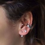 Picture of Minimal shiny piercing | silver