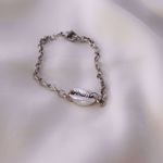Imagem de conch bracelet | silver