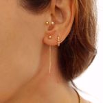 Imagem de Minimal earring 5cm | golden