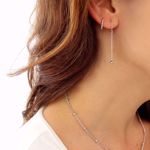 Picture of Minimal earrings 5cm | silver
