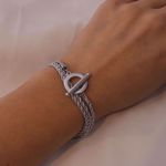 Picture of Rope bracelet | silver