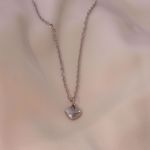 Imagem de Heart necklace silver| com gravação