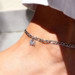 Picture of Letter ankle bracelet | silver