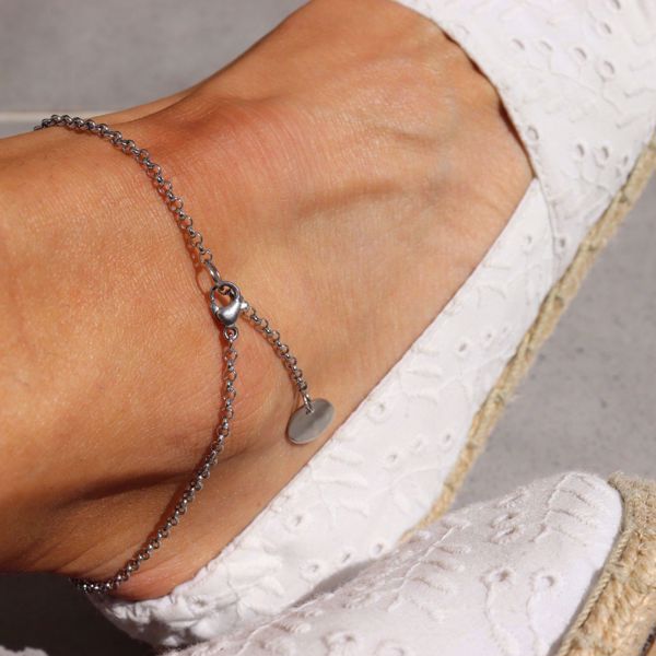 Picture of Coin ankle bracelet | silver