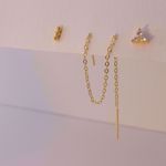 Picture of Chain earring | golden
