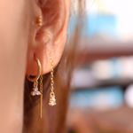 Picture of Sayuri chain earring | golden