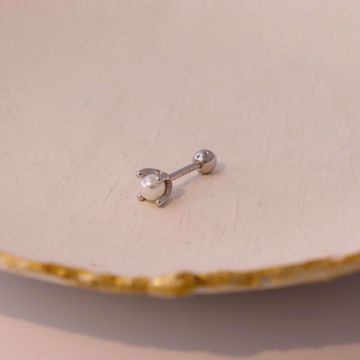 Imagem de Alice pearl piercing | silver