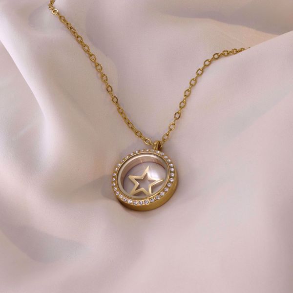 Picture of Madalena necklace | golden