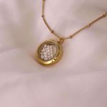 Picture of Bárbara necklace | golden