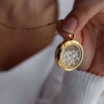 Picture of Bárbara necklace | golden