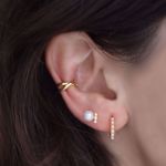 Picture of Double ear cuff | golden