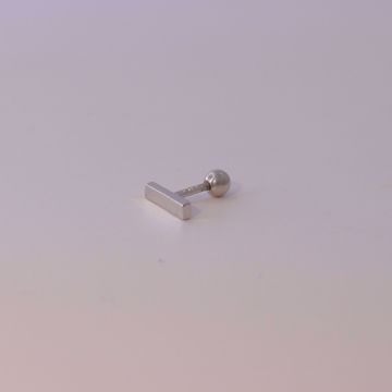 Imagem de Simple bar piercing | silver