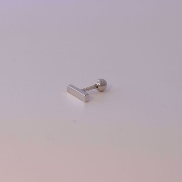 Picture of Simple bar piercing | silver