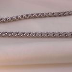 Imagem de Rosário wheat chain necklace | silver