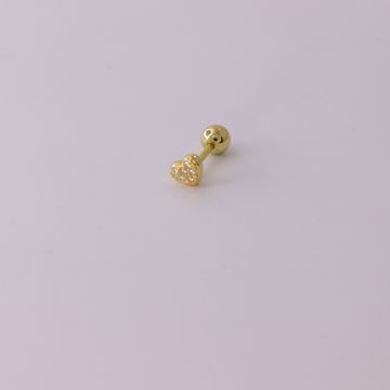 Picture of Bright heart piercing | golden