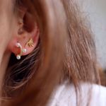 Imagem de Iris climber earrings | golden