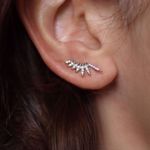 Imagem de Iris climber earrings | silver