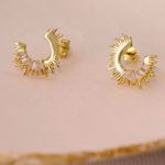 Picture of Aurora earrings | golden