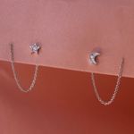 Imagem de Star chain earring | silver