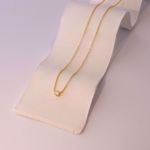 Picture of Minimal shine necklace | golden
