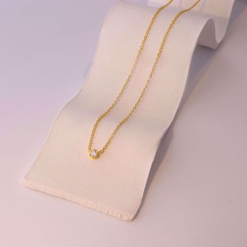 Imagem de Minimal shine necklace | golden