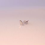 Imagem de Butterfly stud earring | silver