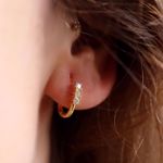 Picture of Molly huggie earring | golden
