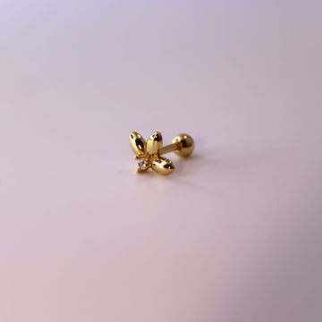 Picture of Flower piercing | golden
