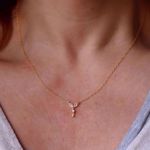 Picture of Petals necklace | golden