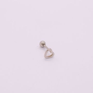 Imagem de Open heart piercing | silver