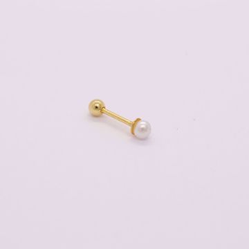 Picture of Pearl piercing | golden