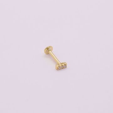 Imagem de Bar piercing | golden