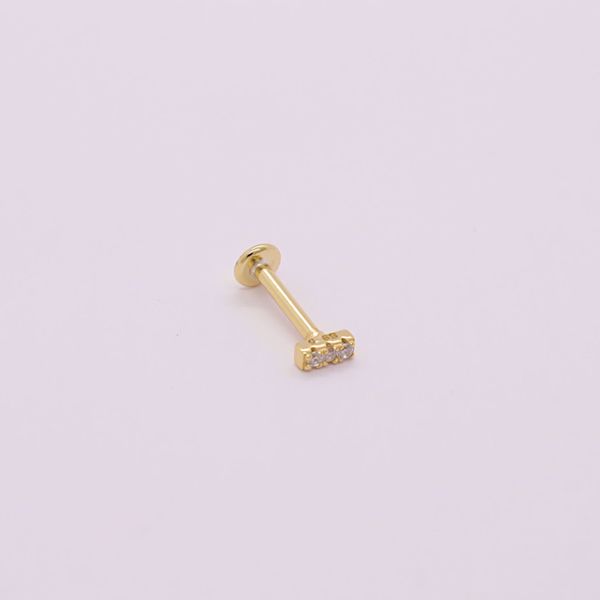 Picture of Bar piercing | golden