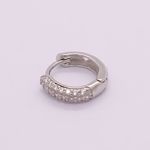 Picture of Olivia huggie earring | silver