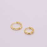 Picture of Beatriz huggie earrings 6mm